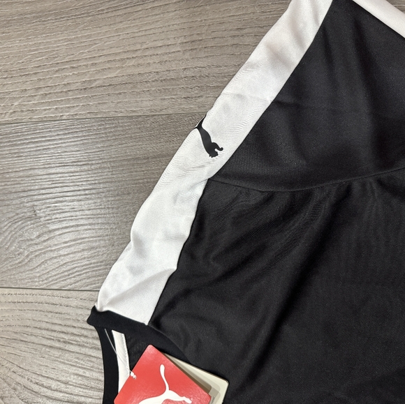 BNWT Puma Men Liga Soccer Jersey Black/White Size Medium Football Plain Shirt - Picture 3 of 6